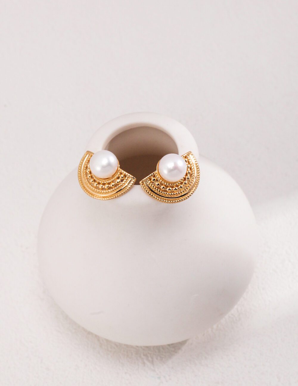Radiant Harmony Pearl Earrings