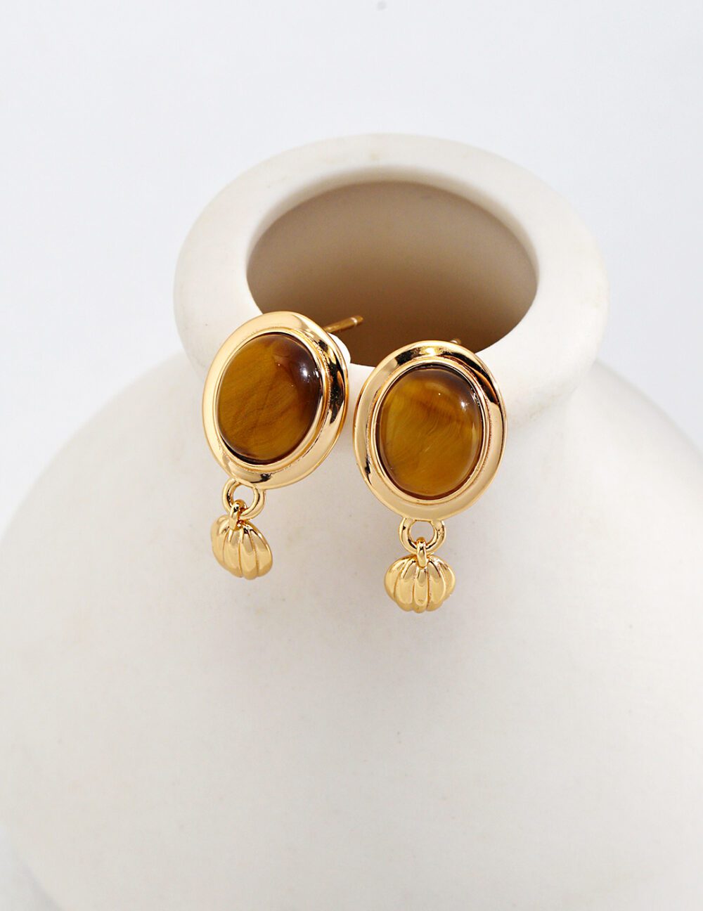 Radiant Strength Tiger’s Eye Earrings