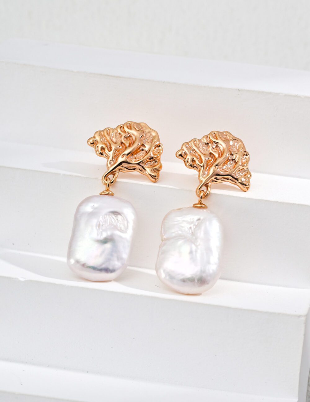 Arbre d’Or Baroque Pearl Earrings